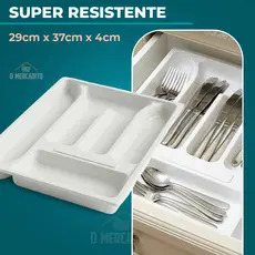 Organizador de Gaveta Porta Talheres 37cm