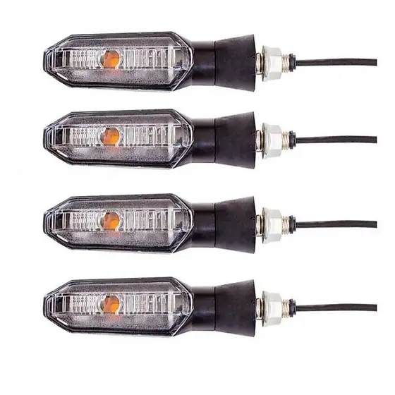 Kit C/ 2 ou 4 Setas de led, Seta universal, Pisca de Led, Seta, Twister, Titan, Xre, Fazer