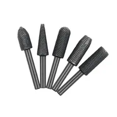 Kit 5 Limas Rotativas para Aço e Metal – Retífica, Desbaste e Remoção de Rebarbas