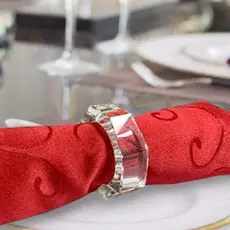 Anel Porta Guardanapo Mesa Posta Decoração Minimalista 8mm
