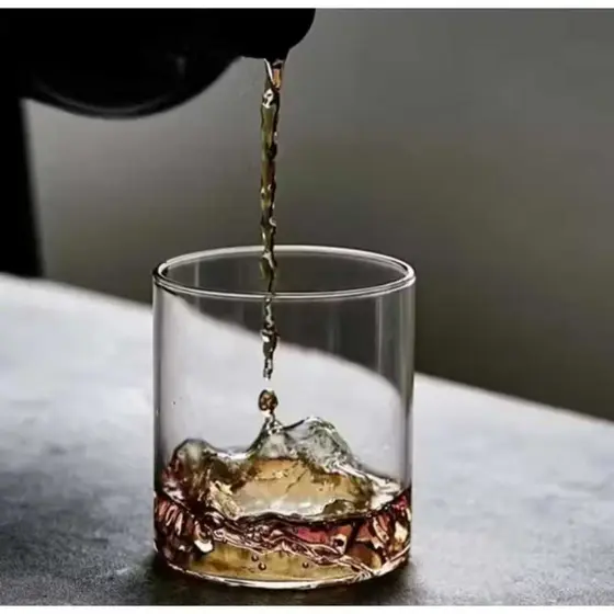 Copo de Whisky Drink Vidro Everest 3D 300ml