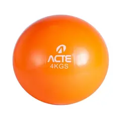 Bola Peso 4kg PVC Areia T174 Laranja Acte