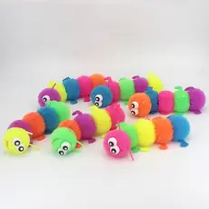 Centopéia De Apertar E Esticar Colorida Brinquedo Infantil