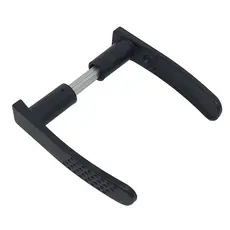 Maçaneta De Porta Compatível Com Todas As Fechaduras Preto