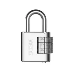 Cadeado Para Mala Mochila Segredo Numérico 25mm Cromado Stam