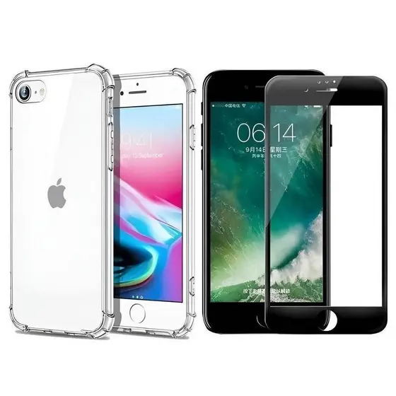 Película e Capa Capinha IPhone 7/8/Se 2020/Se2