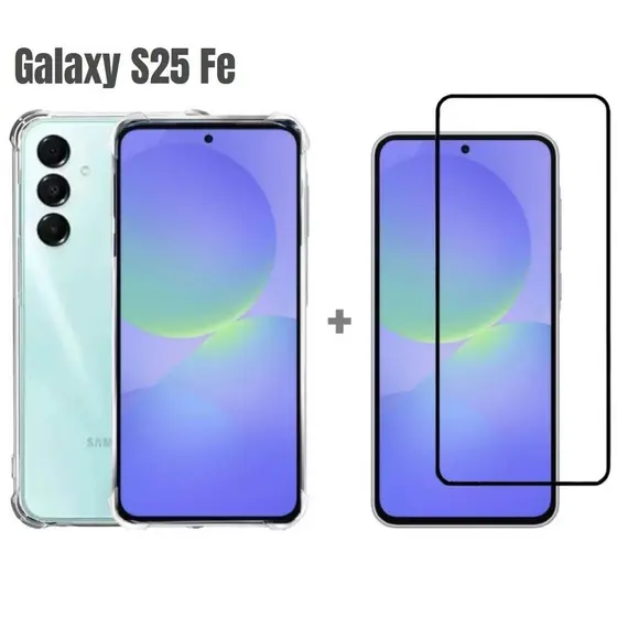 Película e Capa Capinha Para Samsung Galaxy S25 Fe