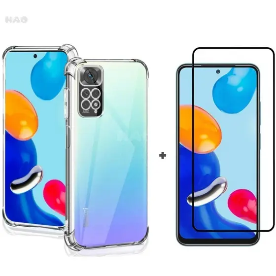 Película e Capa Capinha Para Xiaomi Redmi Note 11 4G/11S 4G