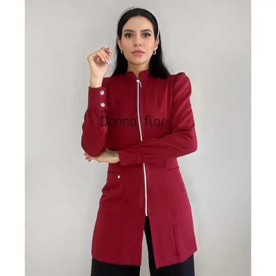 Jaleco Feminino Lis com elastano donna flor