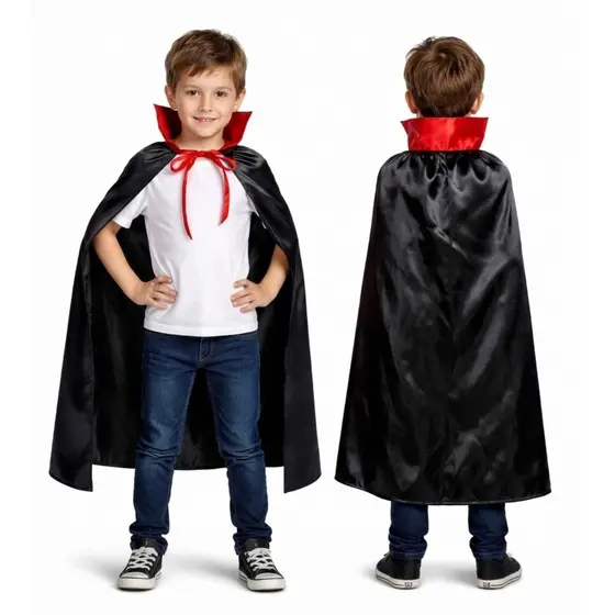 Fantasia Capa Infantil Vampiro Drácula