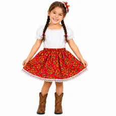 Saia Godê Infantil Carimbó e Danças
