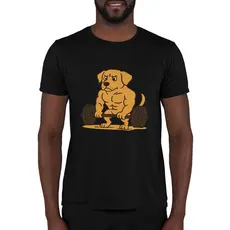Camiseta Masculina Estampa Cachorro Caramelo Maromba  100% Algodão