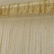 Cortina De Linha 1M x 2M Com Brilhos Colorida para Sala de Estar, Decoração de Casa 8209