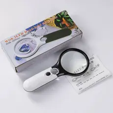 Lupa Portátil com 3 LEDs – Visão Clara e Precisa
