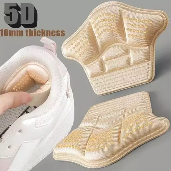 1 Par Palmilhas Adesiva Anti-Wear Para Alívio Da Dor No Calcanhar