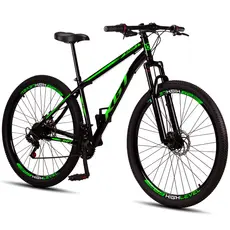 Bicicleta Aro 29 KGT Shift Aço Carbono Freios a Disco 21 Marchas Suspensão Diant
