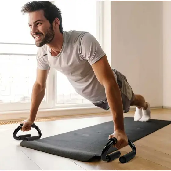 Par Suporte Para Flexão Apoio De Chão Portátil E Treino Funcional - Envio Imediato!