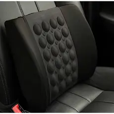 Almofada Macia de Apoio Lombar Massageadora Elétrica para Carro - Envio Imediato!