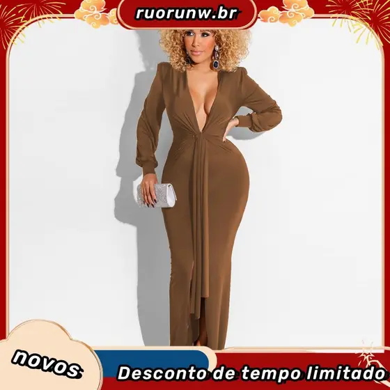 vestido de festa luxo madrinha ou convidada REF080