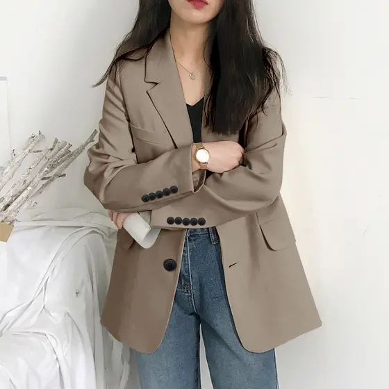 Jaqueta De Fato Influenciador Fada Estilo High-End Fried Street Design Niche Temperament Top
