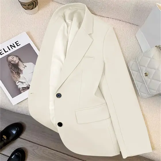 Pequeno evangel requintado estilo Casual elegante pequeno terno feminino jaqueta interpretação estilo elegante