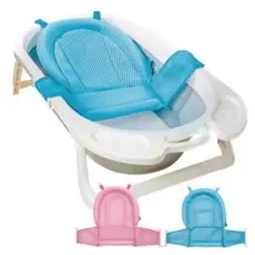 Rede de Banho Ajustável Antiderrapante Para Banheira Bebê Infantil Macia Premium Envio Já!