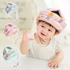 Chapéu De Proteção Ajustável Anti-Colisão Capacete De Segurança Para Bebês - Envio Já!
