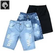 KIT Bermuda Jeans Masculina 3 Peças Confortavéis Original Promoção Envio imediato Short Masculino