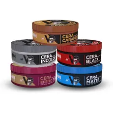 Kit 6 ou 12 Cera Pomada Modeladora Vision Barber Shop 70g Barba Cabelo Bigode