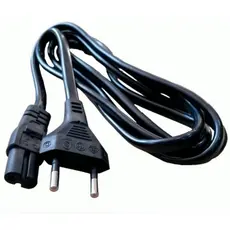 Cabo De Força Energia Bipolar 8 para Video Gamer ps2 ps3 ps4 e TV Radio 1.5 Metros Cabo Grosso 2 Pinos