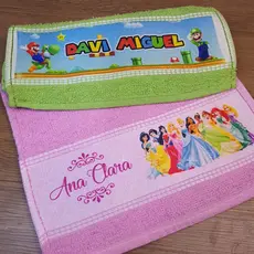 Toalha Lavabinho - Personalizada 23x38cm