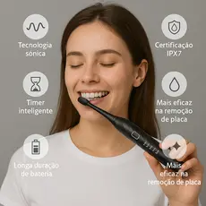 Escova Elétrica Sônica Inteligente 5 modos YY-139