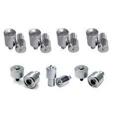 Kit Matriz De Rebite E Ilhós Para Máquina Balancim
