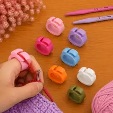 Anel Argola Para Dedo Croche Tensao Guia