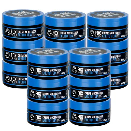 Creme Modelador Efeito Teia 80g - Fox For Men - 15 Unidades