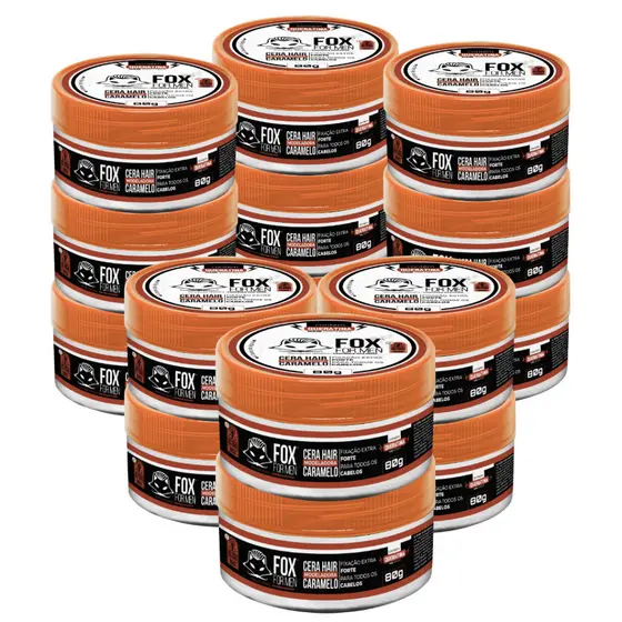 Cera Modeladora Caramelo Fox For Men 80g 15 Unidades