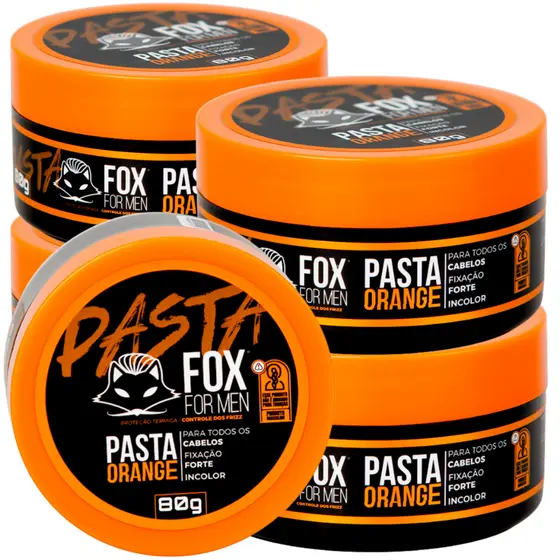 Pasta Modeladora Orange Hair 80g Fox For Men