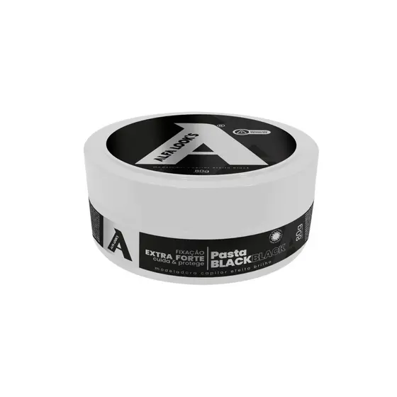 PASTA MODELADORA BLACK 80GR - ALFA LOOK'S