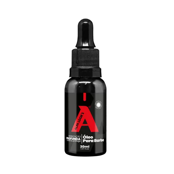 ÓLEO PARA BARBA 30ML - ALFA LOOK'S