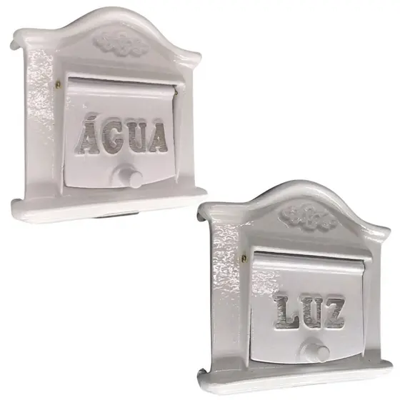 Kit Visor Casinha Para leitura de Água e Luz Senun metal