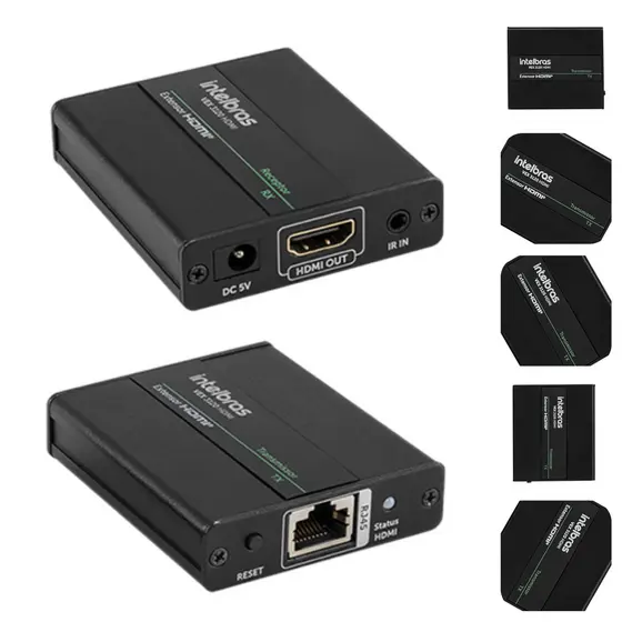 Extensor HDMI Full HD 120m Via Cabo de Rede RJ45 VEX 3120 Ideal para CFTV, Home Office e Projetor