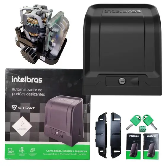 Motor de portao deslizante DR 300 NY 127V Intelbras 300 KG