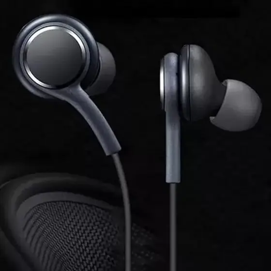 Kit 3 Fone de Ouvido com Microfone e Fio Resistente volume intra-auricular de metal magnético Mp3 Mp4 - Preto
