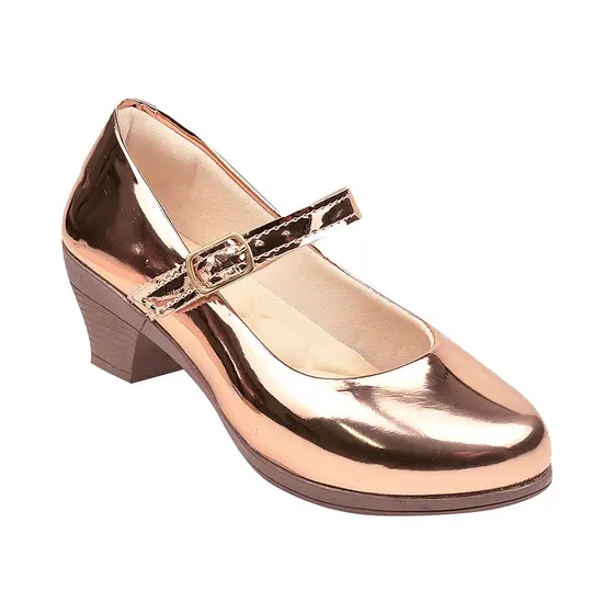 Sapatilha Menina Boneca Infantil Com Salto Ref.8050v