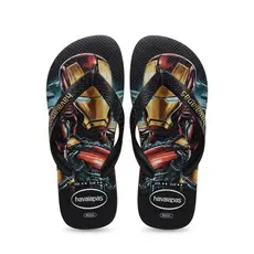 Chinelo Infantil Masculino Personagens Homem Aranha Batman Hulk Confortável Antiderrapante