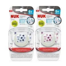 Chupeta Star Glow Tam.2 +6 Meses Nuk