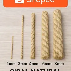 Sisal Natural – Várias Espessuras para Cada Tipo de Projeto!