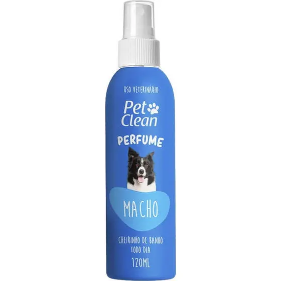 Perfume Pet Clean Cães e Gatos Machos - 120 mL