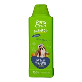 Shampoo e Condicionador Pet Clean Bomba de Vitaminas e Queratina 700ml