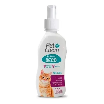 Kit Banho Higienizador A Seco Liquido Para Gato PetCLEAN